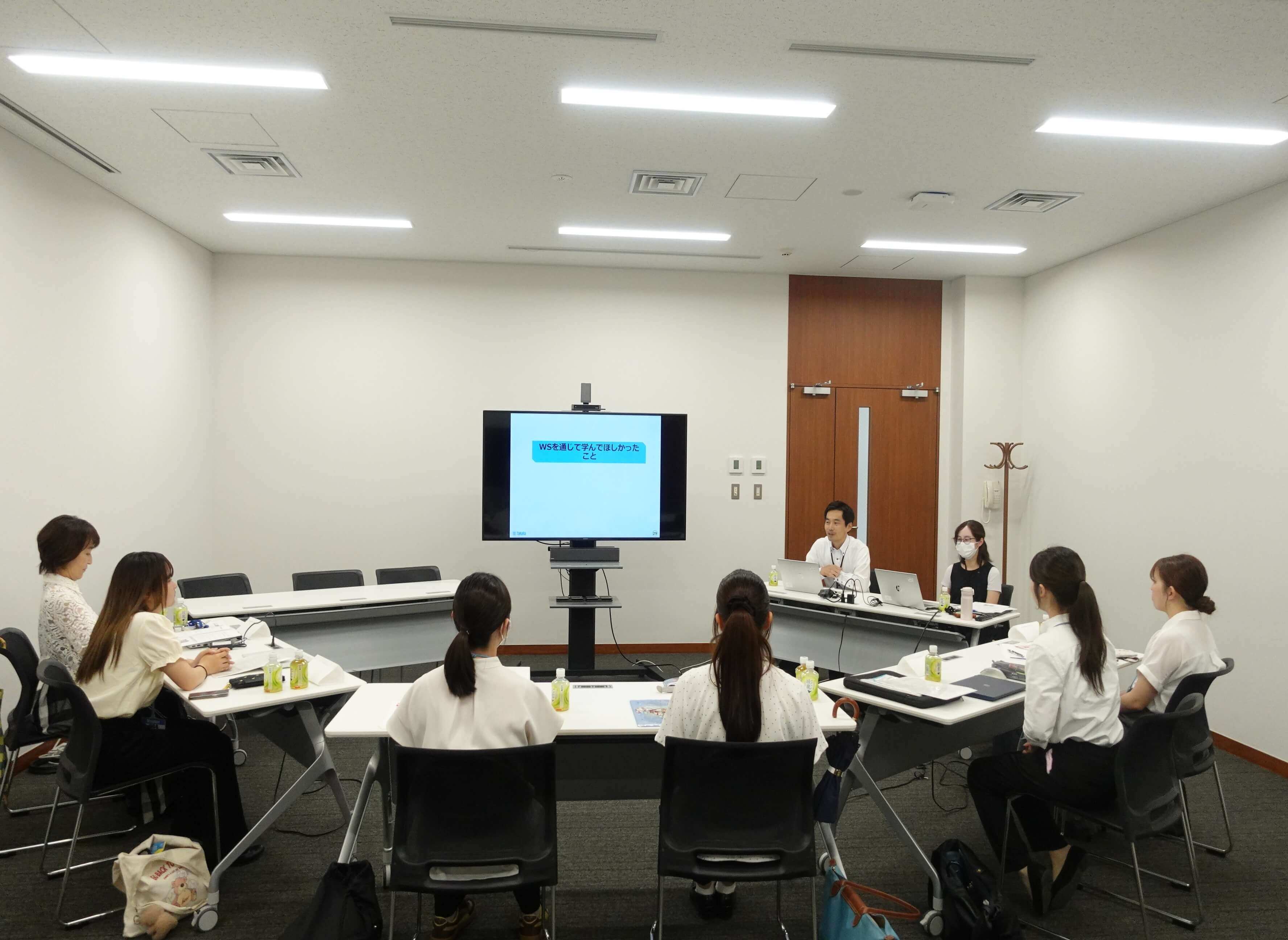Scenes from workshops for university students
